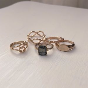 Set of 5 Rings